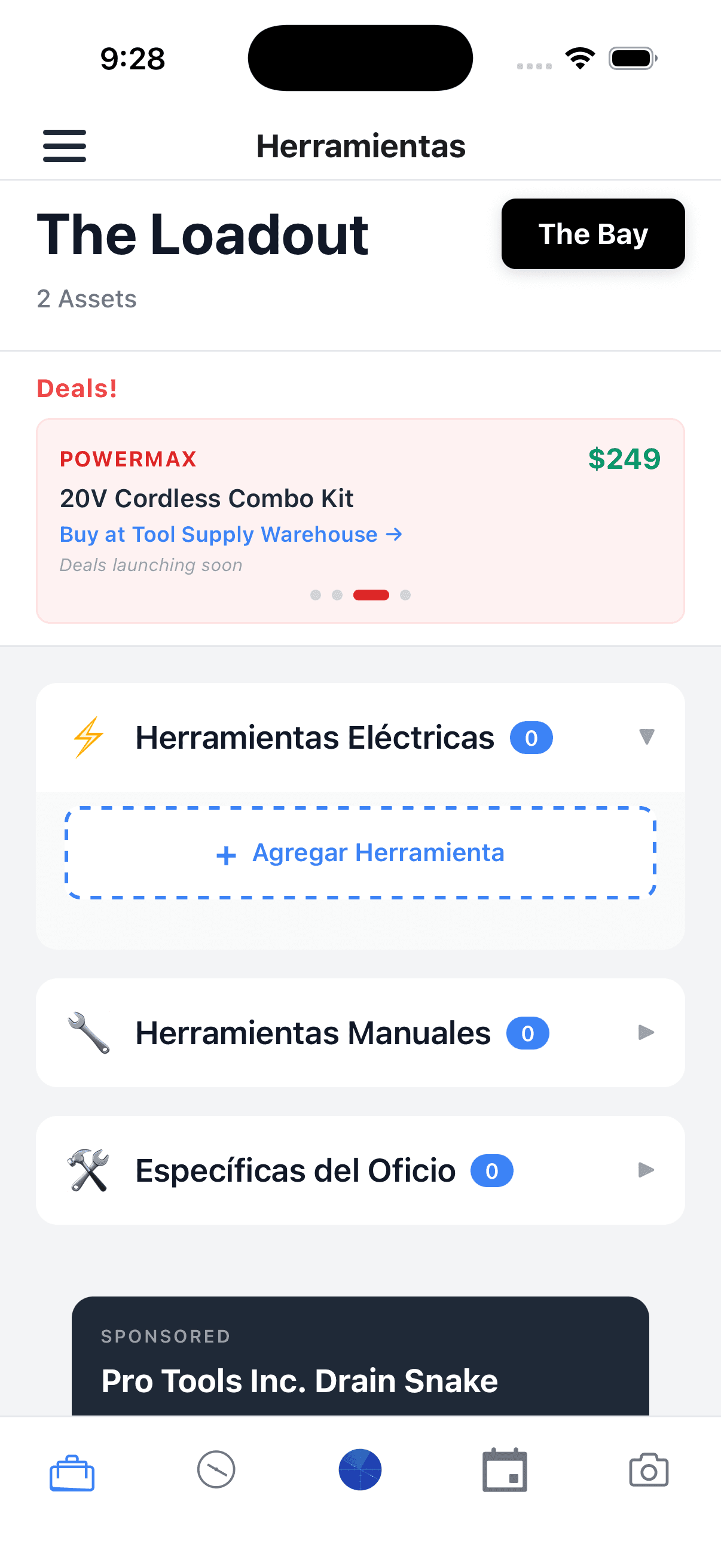 TenForr app screen